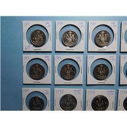 LOT OF 15 FIFTY CENT PIECES  1978 x 15