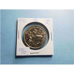 1970 MANITOBA DOLLAR CROCUS COIN