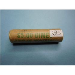 1978 TOP DATE DIME UNSEARCHED ROLL