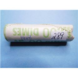 1978 TOP DATE DIME UNSEARCHED ROLL