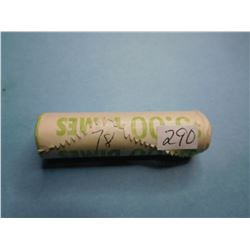 1978 TOP DATE DIME UNSEARCHED ROLL