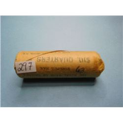 1963 TOP DATE QUARTERS UNSEARCHED ROLL