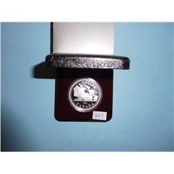 1981 CANADA PROOF SILVER DOLLAR TRAIN COIN