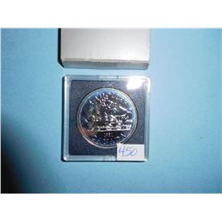 1981 CANADA PROOF SILVER DOLLAR TRAIN COIN