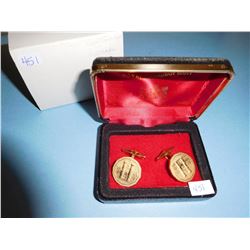 Royal Canadian Mint Cufflinks in Case