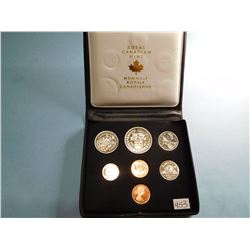 1971 CANADA COIN SET - 7 COINS Canadian Proof Double Dollar Set