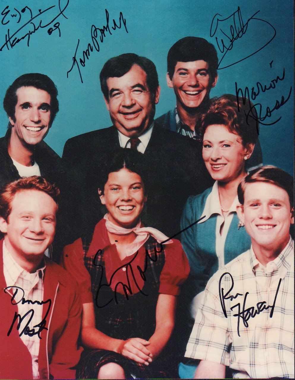 Happy Days Cast Signed 10x13 Photo