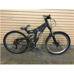 GREY BRODIE LIBIDO FULL SUSPENSION DOWNHILL MOUNTAIN BIKE WITH FRONT AND REAR HYDRAULIC DISK