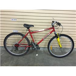 RED CCM HEAT FRONT SUSPENSION MOUNTAIN BIKE