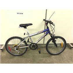 BLUE AND GREY SUPERCYCLE IMPULSE - SE KIDS FRONT SUSPENSION MOUNTAIN BIKE