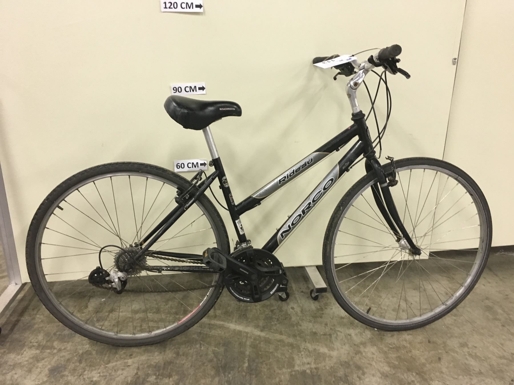 BLACK NORCO RIDEAU CRUISER BIKE