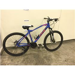 BLUE CCM ASPEN FRONT SUSPENSION MOUNTAIN BIKE WITH HYDRAULIC DISK BRAKES