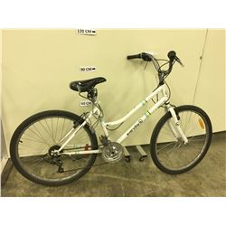 WHITE EVERYDAY TRAVELER HYBRID CRUISER BIKE