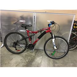 RED CCM VANDAL FULL SUSPENSION MOUNTAIN