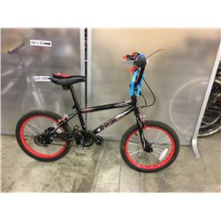 BLACK AVIGO SPARTAN BMX BIKE