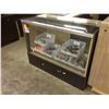 Image 2 : 4' GLASS RETAIL DISPLAY COUNTER, WITH INTEGRATED POWER ROUTING