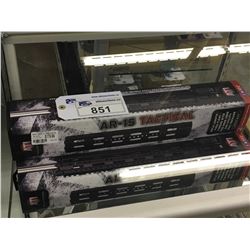 3 AR-15 TACTICAL RIFLE LENGTH FREE FLOAT FORENDS WITH FS8 NOSE CONE AND UTILITY RAIL PACKAGES