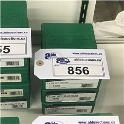 3 ASSORTED RCBS DIE SETS
