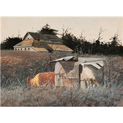 Swanson, Ray - Barn, Milk Cans