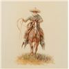 Image 1 : Wieghorst, Olaf - Mexican Cowboy with Coiled Rope