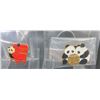 Image 1 : Lot Of 2 Collector Pins With Panda Bears Mail &