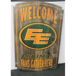 New Wooden Edmonton Eskimos Fans Gather Here