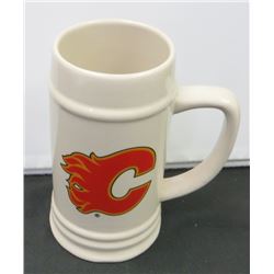 New Calgary Flames 7" Tall Ceramic Stein