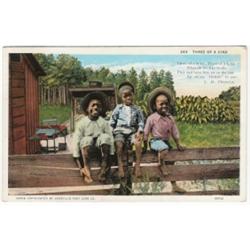 BLACK AMERICANA POSTCARD