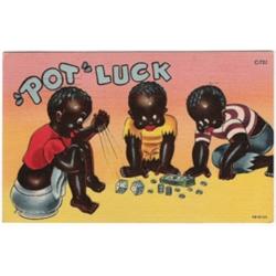 BLACK AMERICANA POSTCARD