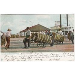 BLACK AMERICANA COTTON POSTCARD