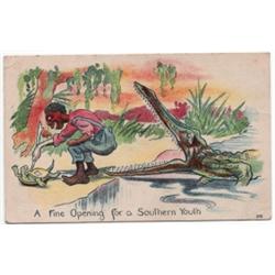 BLACK AMERICANA SOUTHERN POSTCARD
