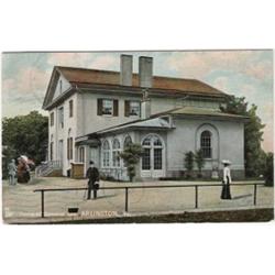 POSTCARD OF GENERAL LEE'S HOME, ARLINGTON, VIRGINIA