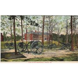 FORT MCPHERSON, ATLANTA, GEORGIA CIVIL WAR POSTCARD