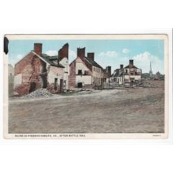 FREDERICKSBURG, VIRGINIA CIVIL WAR POSTCARD