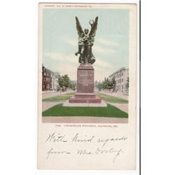 BALTIMORE, MARYLAND CIVIL WAR POSTCARD