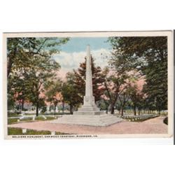 RICHMOND, VIRGINIA CIVIL WAR POSTCARD