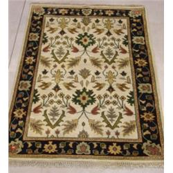 SEMI-ANTIQUE ORIENTAL THROW RUG