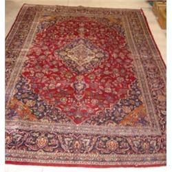 OLD PERSIAN KASHAN RUG
