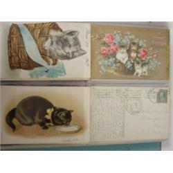 ALBUM OF APPROX. 125 POSTCARDS