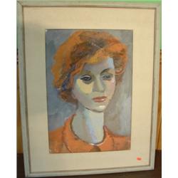LOT OF 2 OKERBLOOM PORTRAIT PAINTINGS