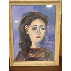 OKERBLOOM, CHARLES "P.K." ACRYLIC PAINTING