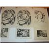Image 2 : OKERBLOOM, CHARLES, LOT OF 10 CHARCOAL SKETCHES