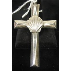 STERLING SILVER CRUCIFIX MEDALLION