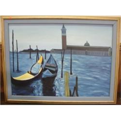 CASSIN, MODERN ACRYLIC ON CANVAS PAINTING