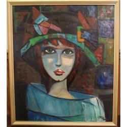 CASSIN, MODERN ACRYLIC ON CANVAS PAINTING