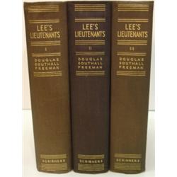 "LEE'S LIEUTENANTS" 3 VOL. SET