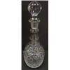 Image 1 : CLEAR GLASS DECANTER W/STOPPER