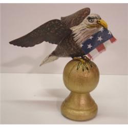 WARD, ZACK WOODEN EAGLE CARVING