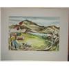 Image 1 : OKERBLOOM, C. (1944) "SAIPAN LANDSCAPE" PAINTING