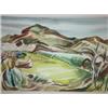 Image 2 : OKERBLOOM, C. (1944) "SAIPAN LANDSCAPE" PAINTING